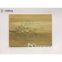 Esküvői nászajándék vágódeszka