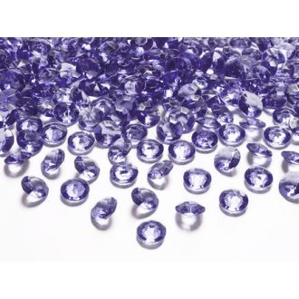Konfetti - lila gyémánt 10 mm