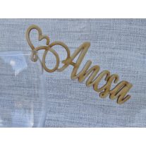 Egyedi feliratos névre szóló, fa ültetőkártya