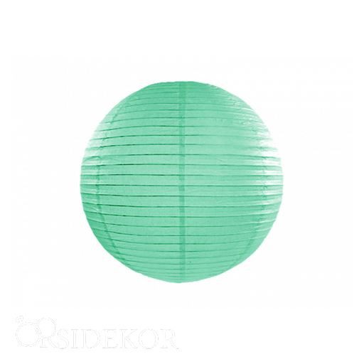 Lampion gömb menta