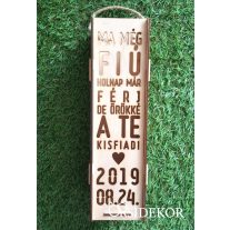 Fa borosdoboz - szülőköszöntő ajándék