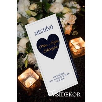 CSILLAGOK esküvői meghívó