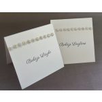 Ültetőkártya gyönggyel