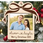 Fényképes karácsonyfadísz, egyedi karácsonyi ajándék