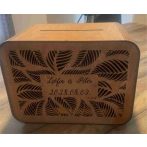   Esküvői Borítékgyűjtő Doboz  – Pénzgyűjtő több féle mintával