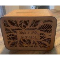   Esküvői Borítékgyűjtő Doboz  – Pénzgyűjtő több féle mintával