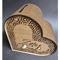 Pénzgyűjtő Szív - Esküvői Borítékgyűjtő Szív 