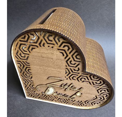 Pénzgyűjtő Szív - Esküvői Borítékgyűjtő Szív 