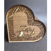 Pénzgyűjtő Szív - Esküvői Borítékgyűjtő Szív 