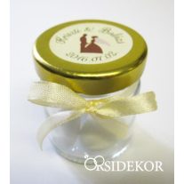 Köszönetajándék üvegcse