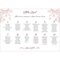 Esküvői ültetési rend - tervezési díj nélkül