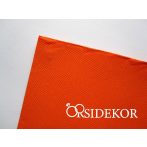  Textilhatású esküvői papír szalvéta, narancs