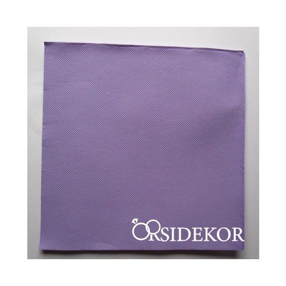 Textilhatású szalvéta, levendula lila