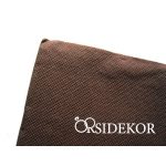 Textilhatású szalvéta, barna