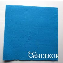 Textilhatású szalvéta, türkiz