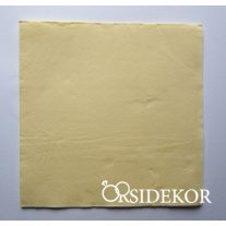 Textilhatású szalvéta, krém