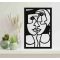 Picasso ihlette falikép fából