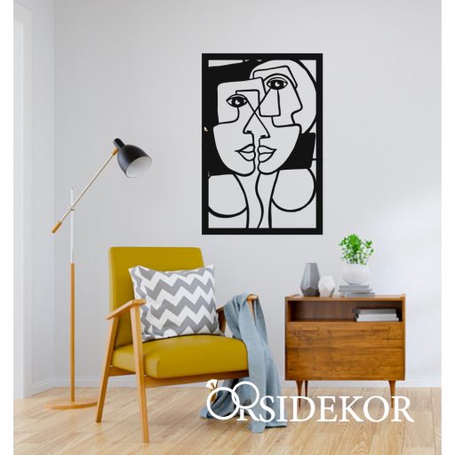 Picasso ihlette falikép fából