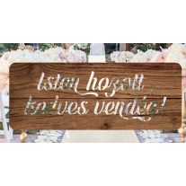 Isten hozott - esküvői tábla 