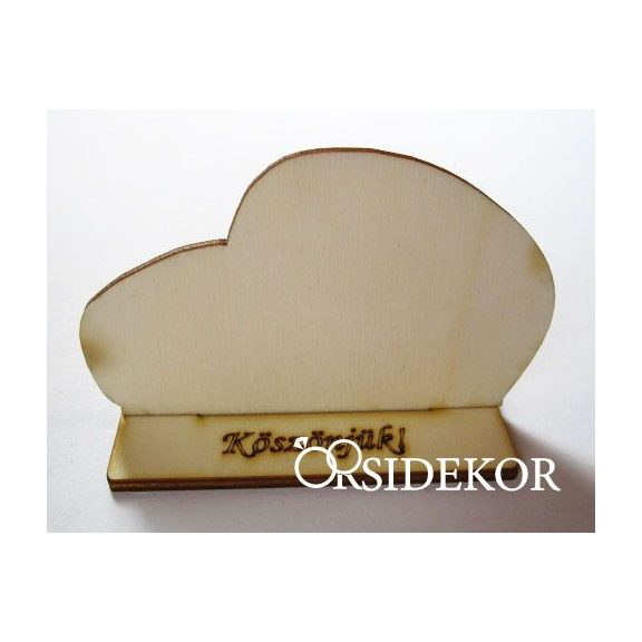 Gyűrűs köszönetajándék és ültetőkártya 2 az 1-ben