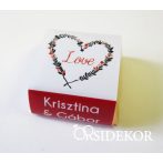 Köszönetajándék csoki Köszönetajándék csoki