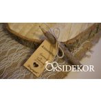 Fa ceruza kísérőcédulával