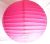 Lampion gömb, pink,