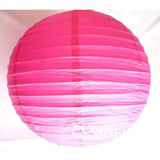 Lampion gömb, pink, 