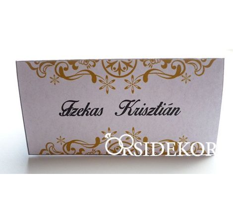 Ültetőkártya, nyomtatott