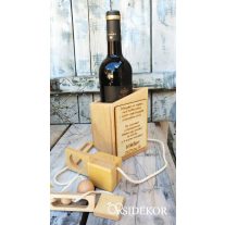 Fa borosdoboz - ördöglakat