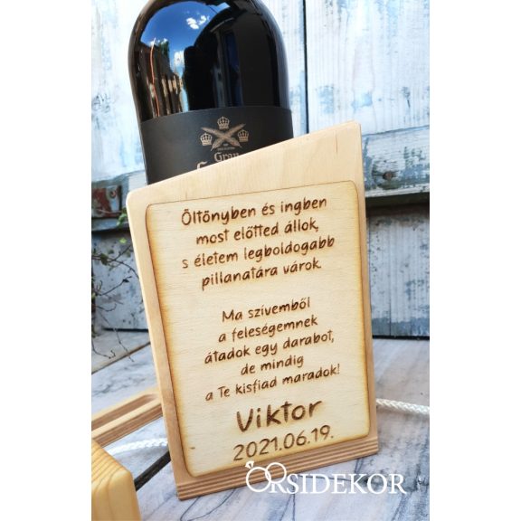 Fa borosdoboz - ördöglakat
