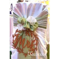 Növény koszorús Mrs fa dekoráció esküvőre