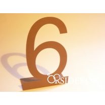 Asztalszámok papírból, 10 db/csomag