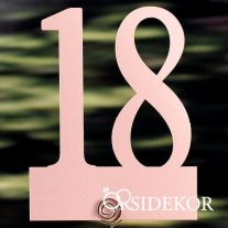 Asztalszámok papírból, 10 db/csomag