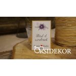   Fűszernövény/gyógynövény papírtasakban egyedi címkével