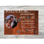 ISMEREK EGY FÉRFIT Ajándék tábla - fekvő ISMEREK EGY FÉRFIT Ajándék tábla - fekvő