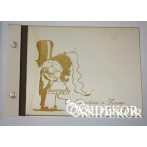 Esküvői vendégkönyv, fa borítású Esküvői vendégkönyv, fa borítású