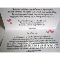 Figurás esküvői meghívó 50 féle mintával