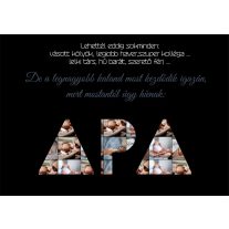 Fényképes ajándék tábla, fotókollázs