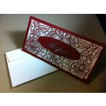 Lézervágott csipkés esküvői meghívó