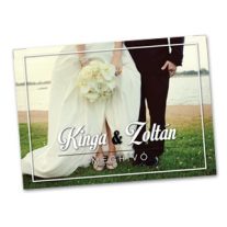 Fényképes esküvői meghívó