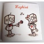 Figurás esküvői meghívó