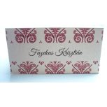 Nyomtatott mintás ültetőkártya Nyomtatott mintás ültetőkártya